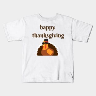 happy thanksgiving Kids T-Shirt